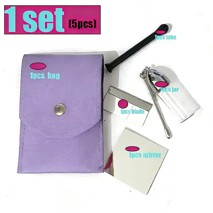 Pochette de luxe violette en cuir PU