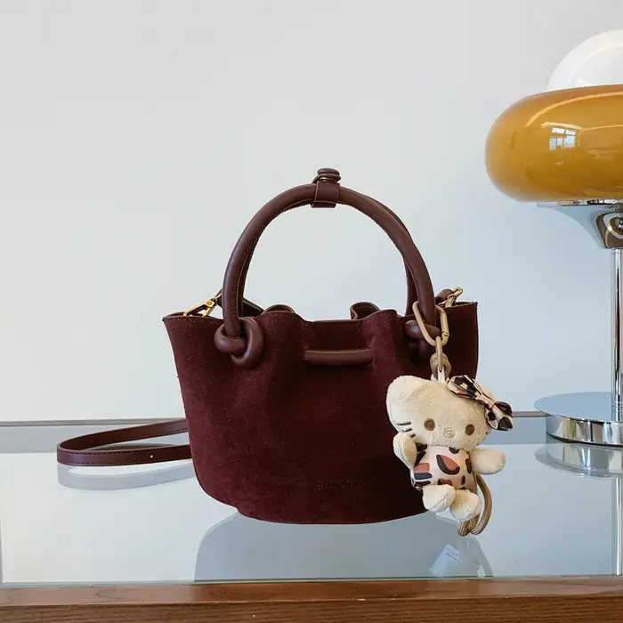Sac à main rétro en cuir NuSO k pour femme, sac à bandoulière, poignée nouée de créateur, fourre-tou