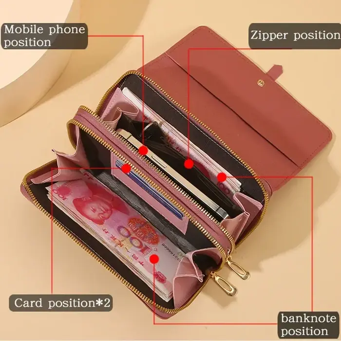 Sac à téléphone portable pour femme en PU