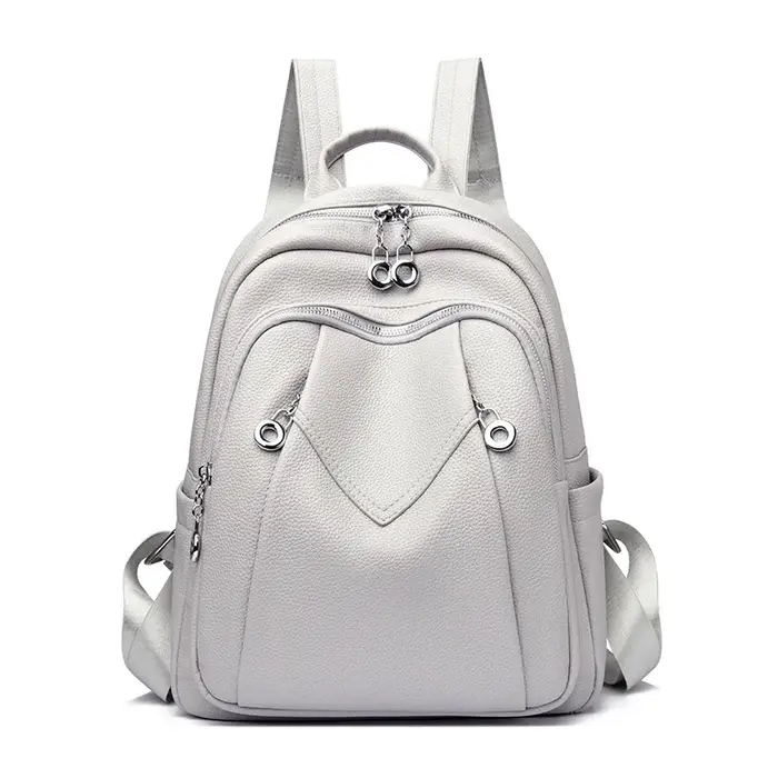 Sac à dos en cuir PU pour femmes : sacs à dos souples antivol convertibles - Sac à dos de voyage élégant