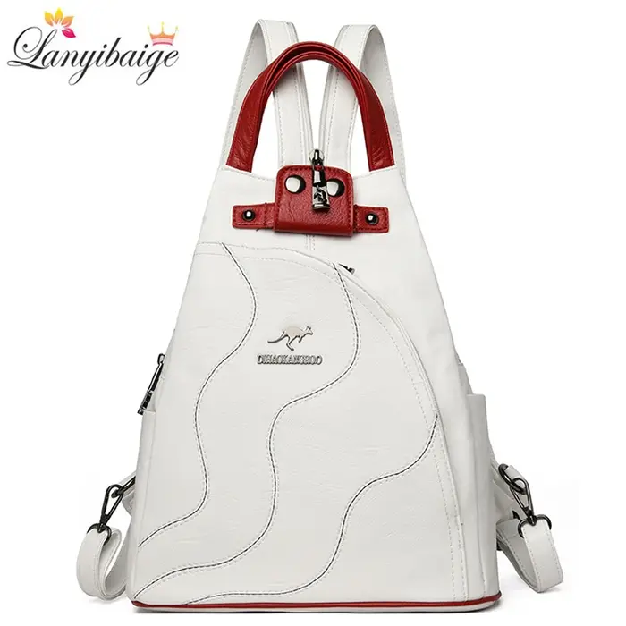 Sac à dos en cuir de bonne qualité pour femmes