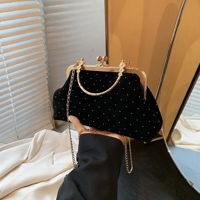 Sac à main pochette de soirée pour femme, design de luxe, petit sac à clip pour femme, sacs à main i