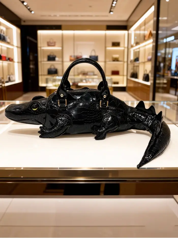Sac crocodile créatif au design original