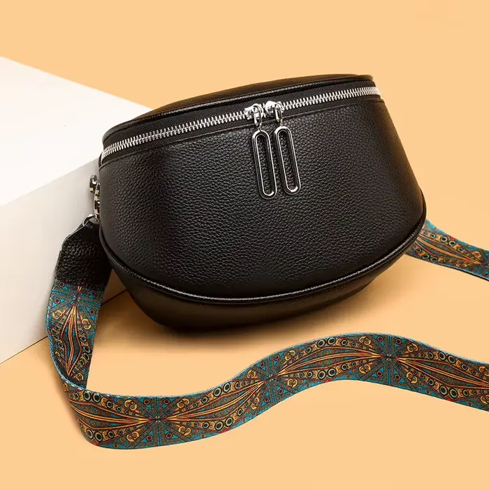 Sac fourre-tout en cuir véritable pour femme