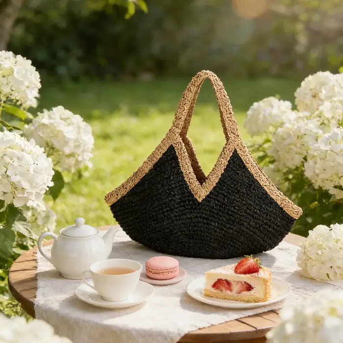 Nouveau sac à main tressé à la main pour l'été