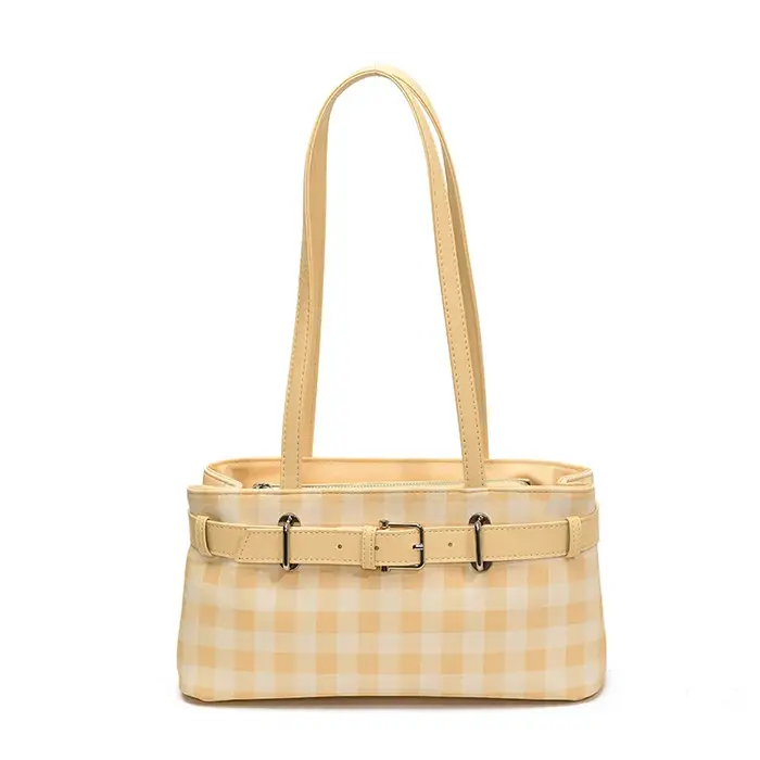 Sac bandoulière croisé pour femme, style streetwear, design en petite série, sac baguette simple à c