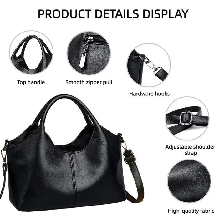 Sac à main tendance, sac à bandoulière élégant pour femmes, cadeau pour maman, sac à bandoulière décontracté, sac de shopping polyvalent avec fermeture à glissière