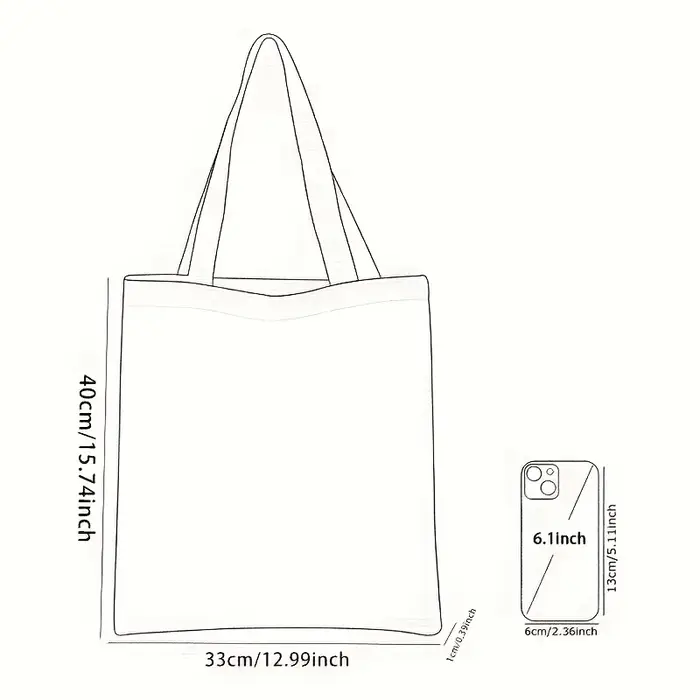 Sac à main décontracté imprimé tulipe