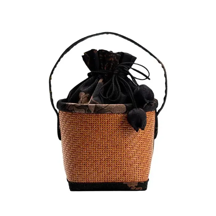 Petit sac à motif rotin