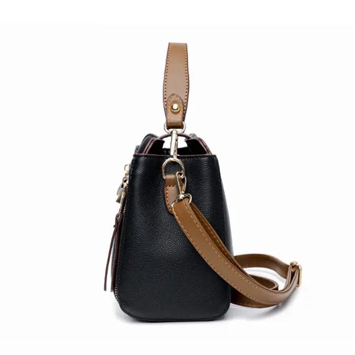 Petits sacs à bandoulière seau pour femmes, sacoches de luxe de styliste en cuir PU, sacs à main décontractés de couleur unie pour dames
