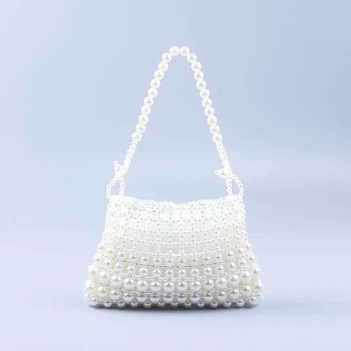 Sac à perles fait main pour femme, sac creux, rétro français, célébrité Internet, déterminer, nouvea