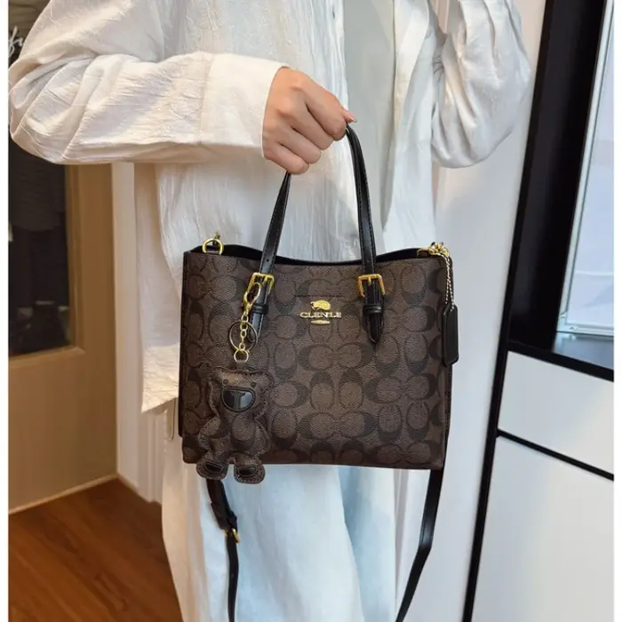 Sac messager en cuir vintage 2026 avec logo lettre