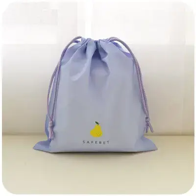 Pochette à cordon de serrage pour dessin animé, 1 pièce, sac de rangement de voyage, rangement de vê