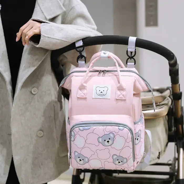 Sac à langer imperméable de grande capacité pour bébé