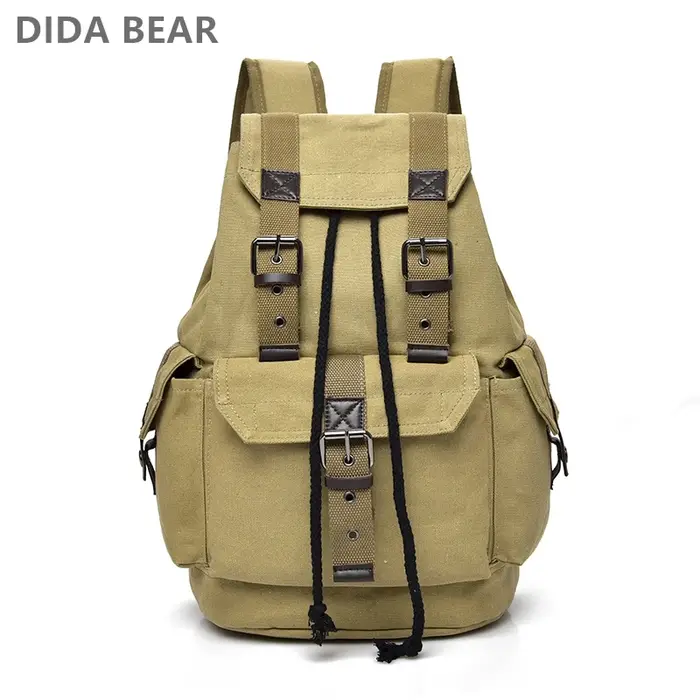 DIDABEAR toile sac à dos hommes sacs à dos grand mâle Mochilas Feminina cartable décontracté pour garçons sac de voyage de haute qualité