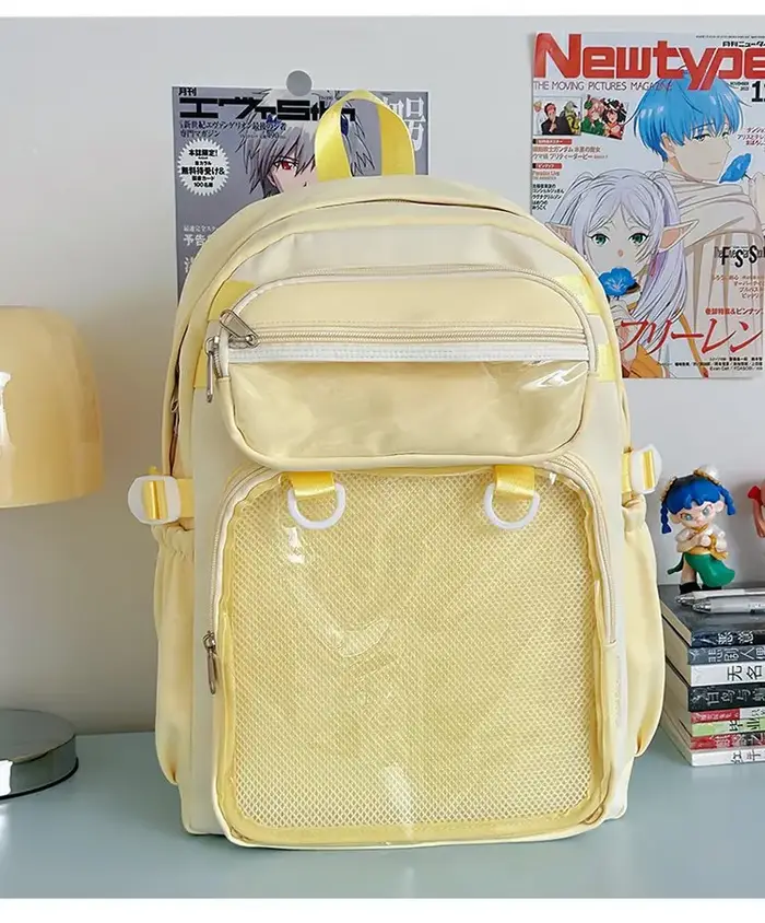 Sac d'école japonais Y2K Comic Con pour femmes
