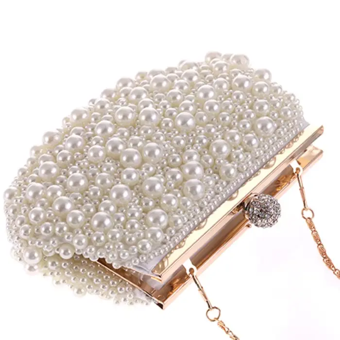 Soirée mariage pochette sac à main perle sac robe dîner petit sac