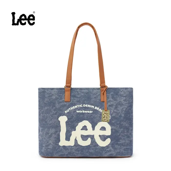 LEE grande capacité Denim cuir femmes fourre-tout sacs concepteur dame toile quotidien grande taille