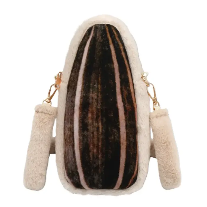 Sac bandoulière géant en forme de nourriture simulée, en matière chaude, au design mignon, style ori