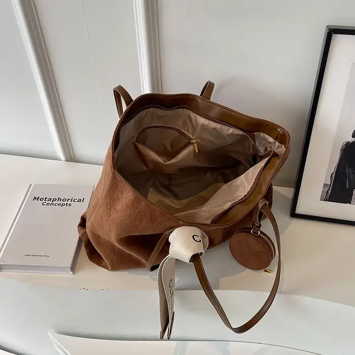 Sac à bandoulière Vintage en velours pour femmes