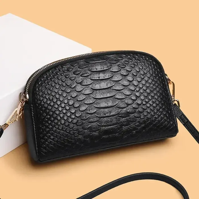 Mode 100% Sac à bandoulière en cuir véritable Simple femmes Sac à main de créateur de haute qualité