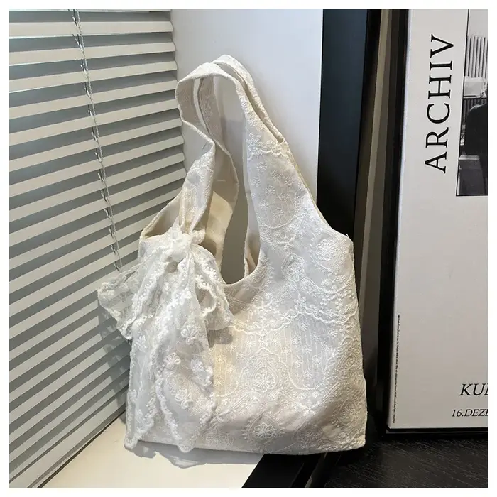 Sacs à bandoulière brodés en dentelle pour femmes