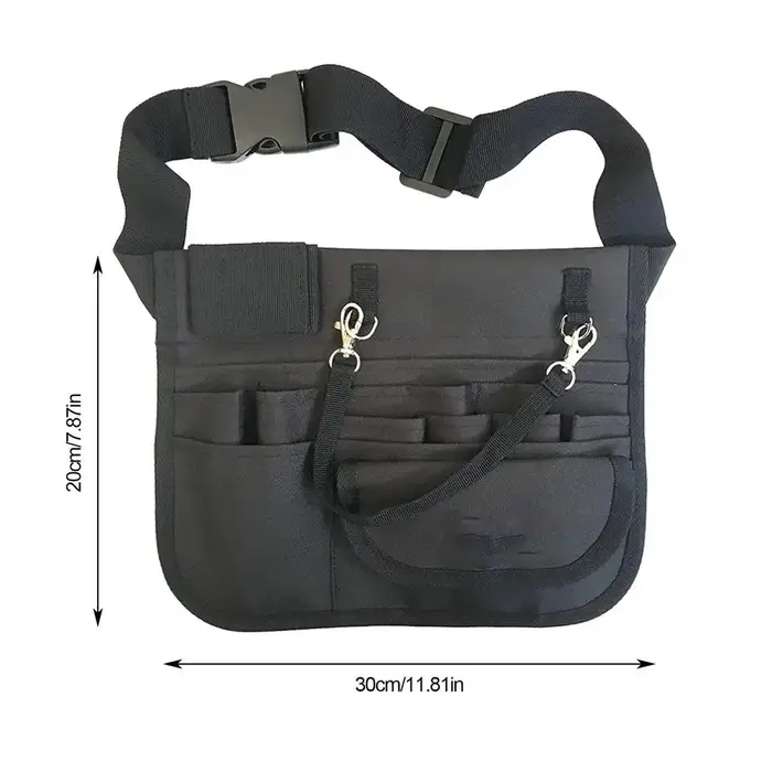 Sac banane infirmier multi-poches avec sangle ajustable – Organisateur de ceinture portable pour inf