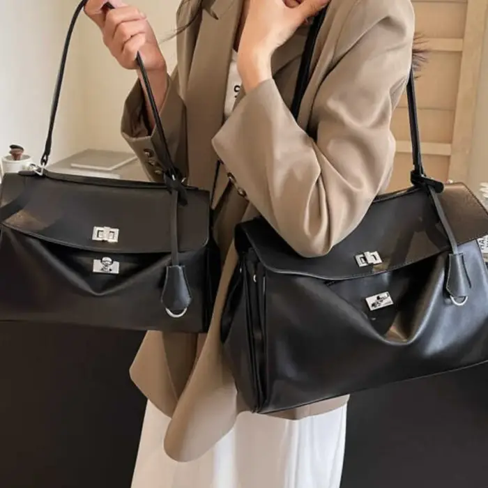 Sac fourre-tout portable grande capacité à la mode pour femme – Nouvelle collection été