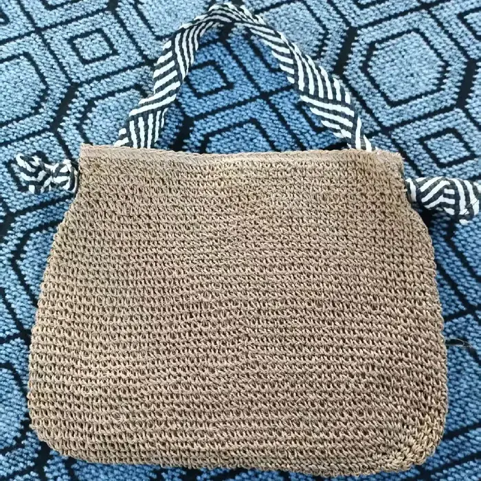 Sac à bandoulière pour femme, sac d'été en paille tressée, sac sous le bras de grande capacité, petit sac carré color block