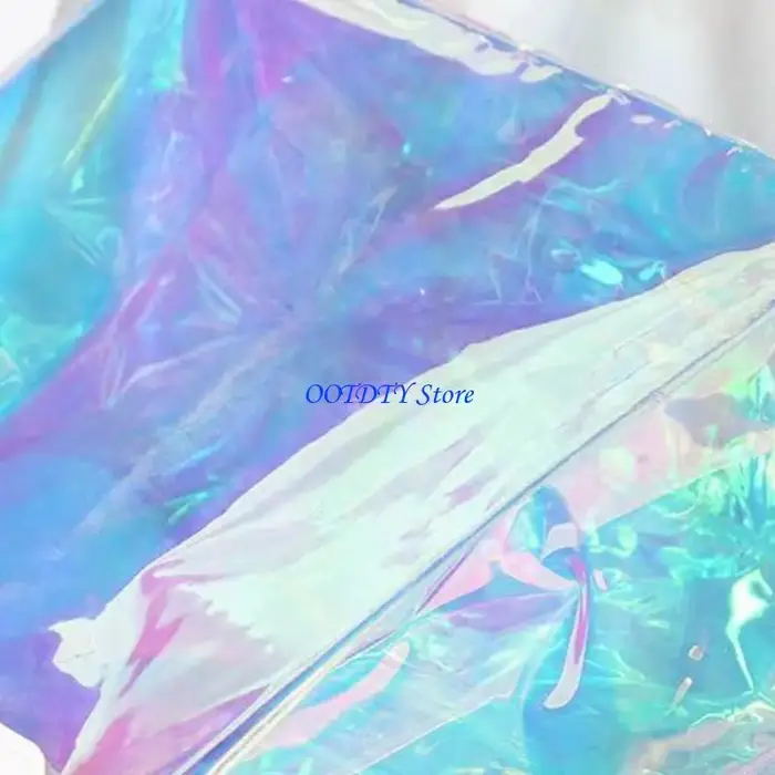 Fourre-tout transparent holographique arc-en-ciel 367A