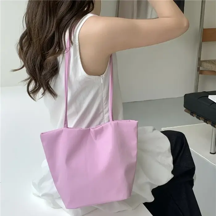 Nouveaux sacs seau décontractés en nylon pour femmes