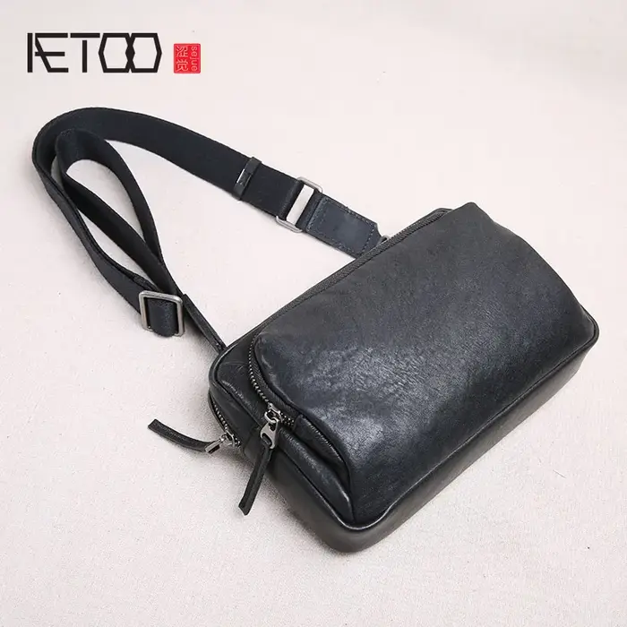 AETOO – mini sac en cuir pour hommes