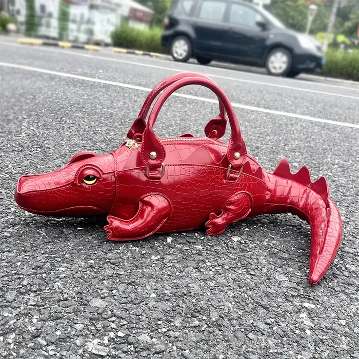 Sac à main créatif en forme de Crocodile