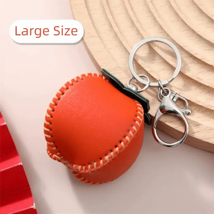 Breloques de sac en cuir véritable mignonnes, porte-clés en forme de kaki, accessoires porte-clés en