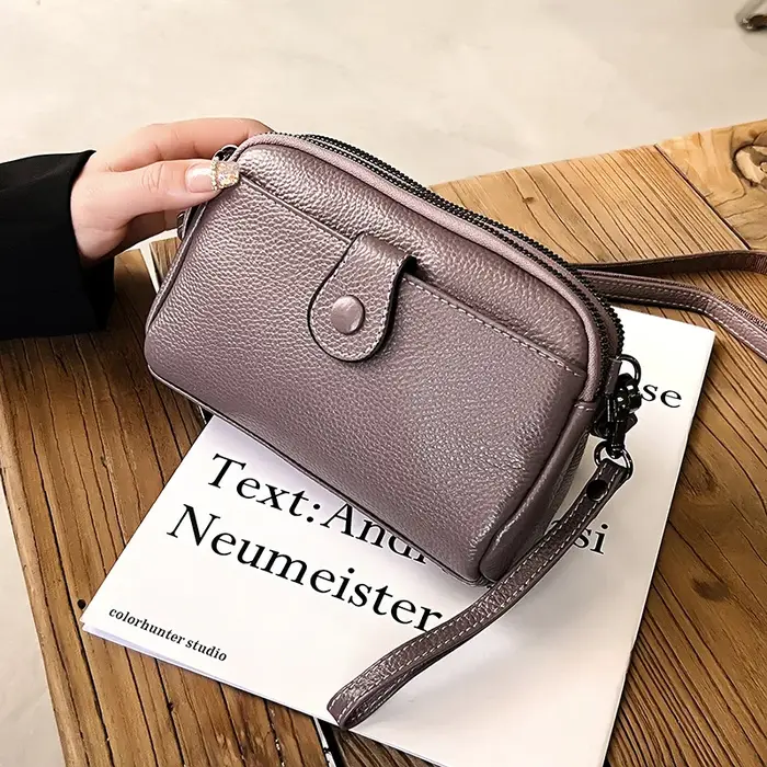 Femmes en cuir véritable sac à bandoulière nouveau décontracté femme petits sacs