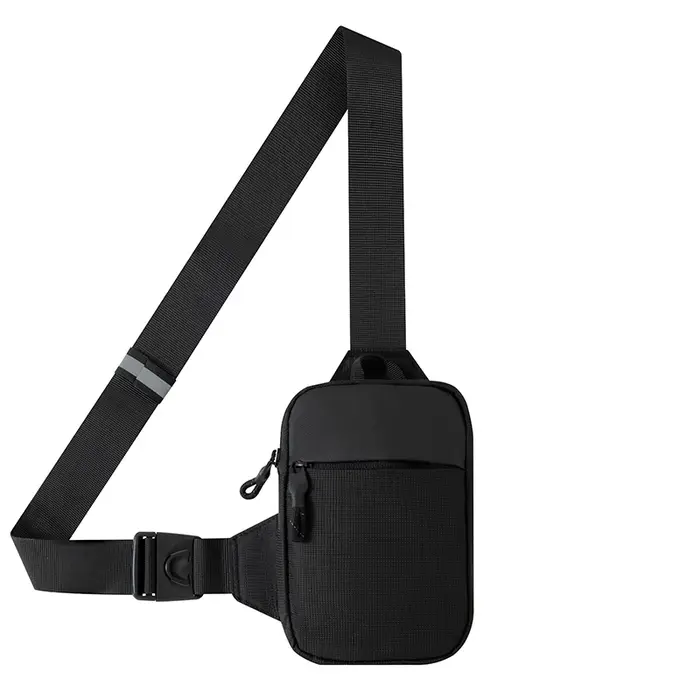 Mini sac à bandoulière en nylon pour hommes et femmes, sac de poitrine pour téléphone portable, peti