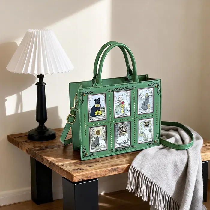 Nouveau Sac à Main Tote Cat Elf Élégant et Polyvalent pour Femme