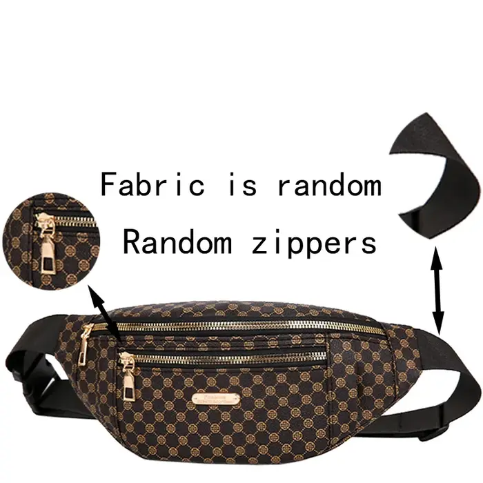 Sac de taille à motifs multicolores pour femmes