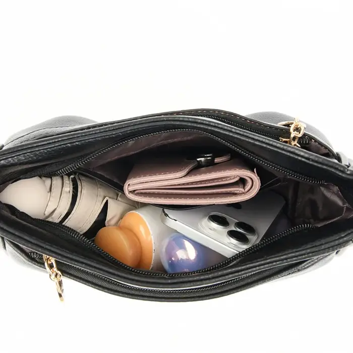 Véritable haute qualité en cuir souple femmes sac à main tendance concepteur femme sac à bandoulière décontracté épaule