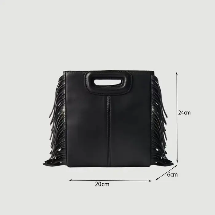 Nouveau Sac à Main Femme Tendance 2026, Sac Bandoulière/Épaule Noir Rétro, Design Vintage, Sac à Mai