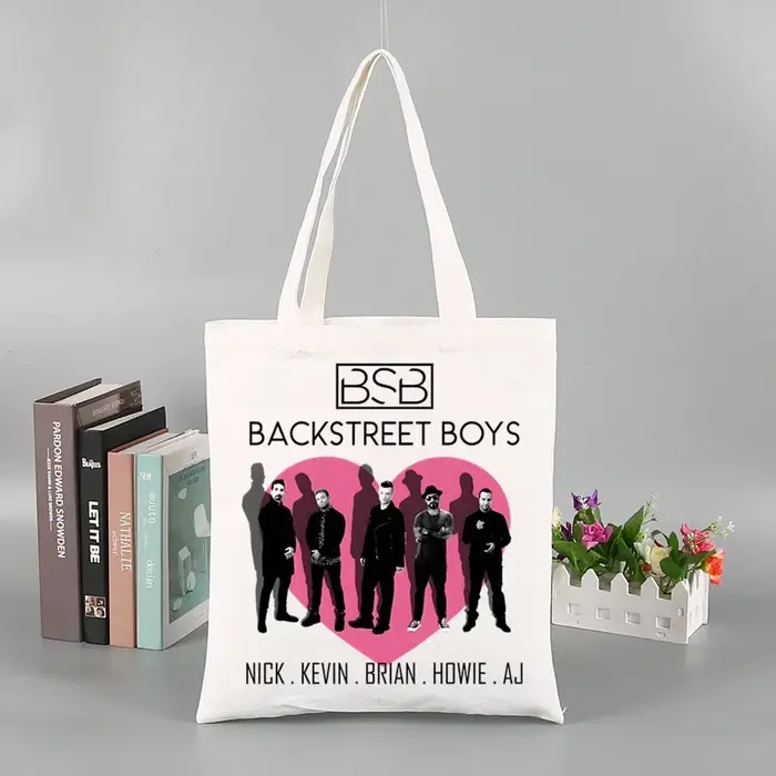 Sac fourre-tout en toile imprimée Ulzzang