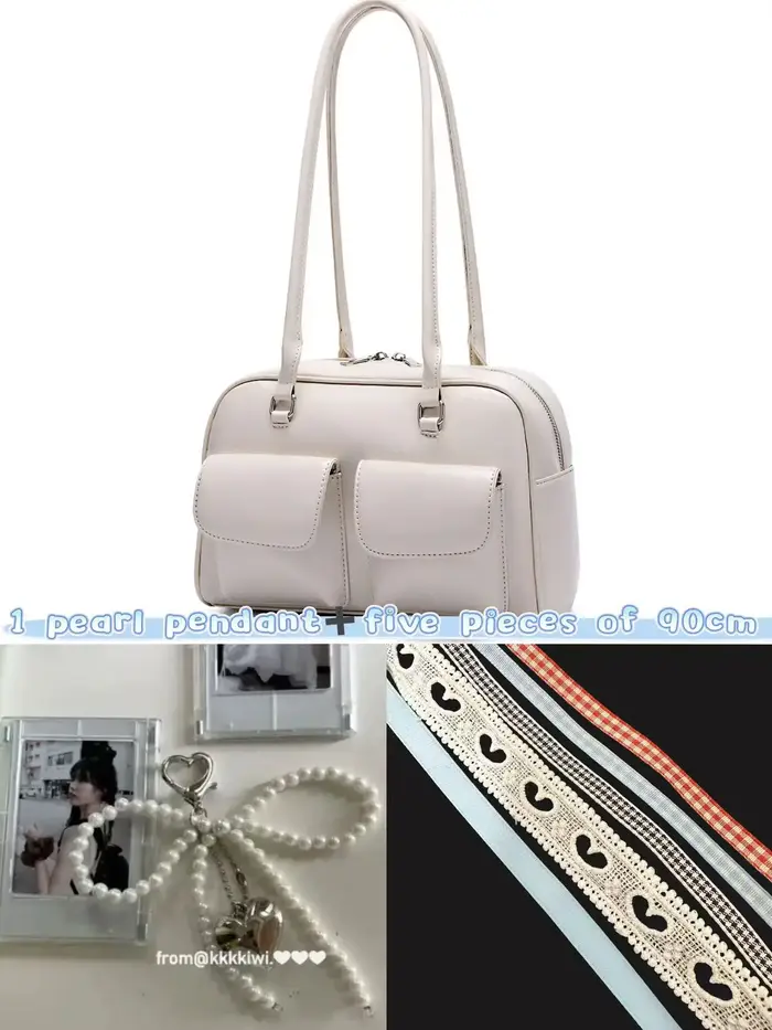 JIAERDI rétro blanc Bowling sac à main femmes filles chaudes en cuir poche Chic sac
