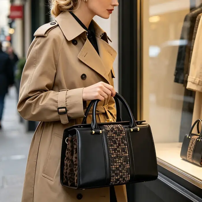 VM FASHION KISS Sac à main élégant et minimaliste de luxe pour femme
