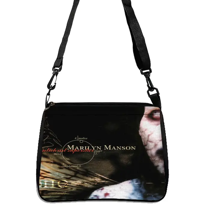 Sac imprimé Marilyn Manson, sac à bandoulière léger, sac à main de travail portable 5.23