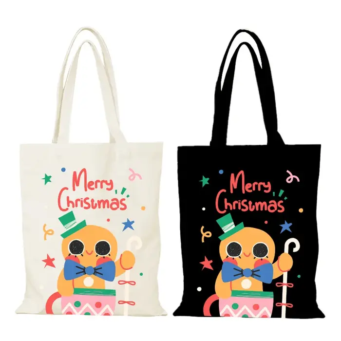 Cadeaux de noël le sac fourre-tout mode dessin animé sacs en tissu femmes sac à bandoulière