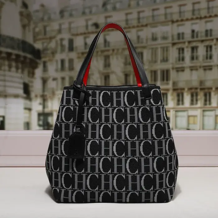 Sac à main pour femme avec imprimé lettre CH, tendance, polyvalent, grande capacité, sac bandoulière