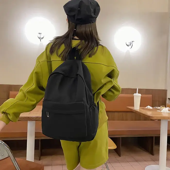 Femmes cartable étanche grande capacité école sac à dos lisse fermeture éclair solide adolescents fille sac à dos décontracté sac étudiant approvisionnement nouveau