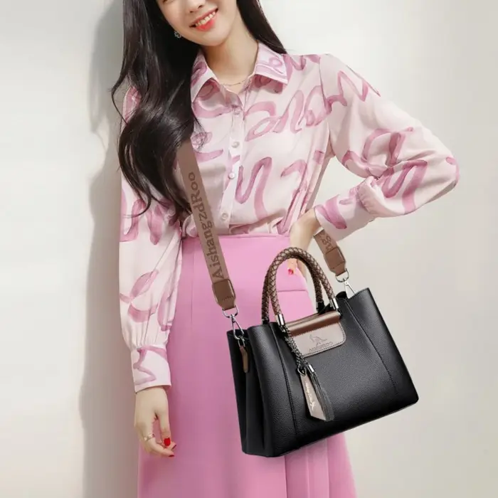 Sacs à main à bandoulière design pour femmes Sac poignée tissée en cuir de haute qualité fourre-tout