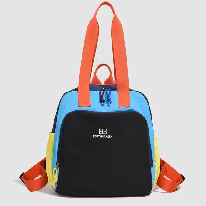 Sac bandoulière, en toile color-block
