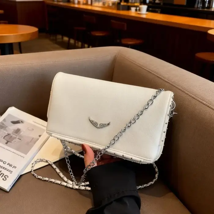 Sac à bandoulière mini de créateur pour femme, pochette à chaîne, en cuir de luxe, réglable, fabrica